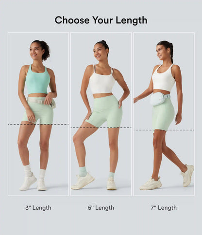 Halara UltraSculpt™ High Waisted Tummy Control Shaping Training Biker Shorts 3'' with Pockets