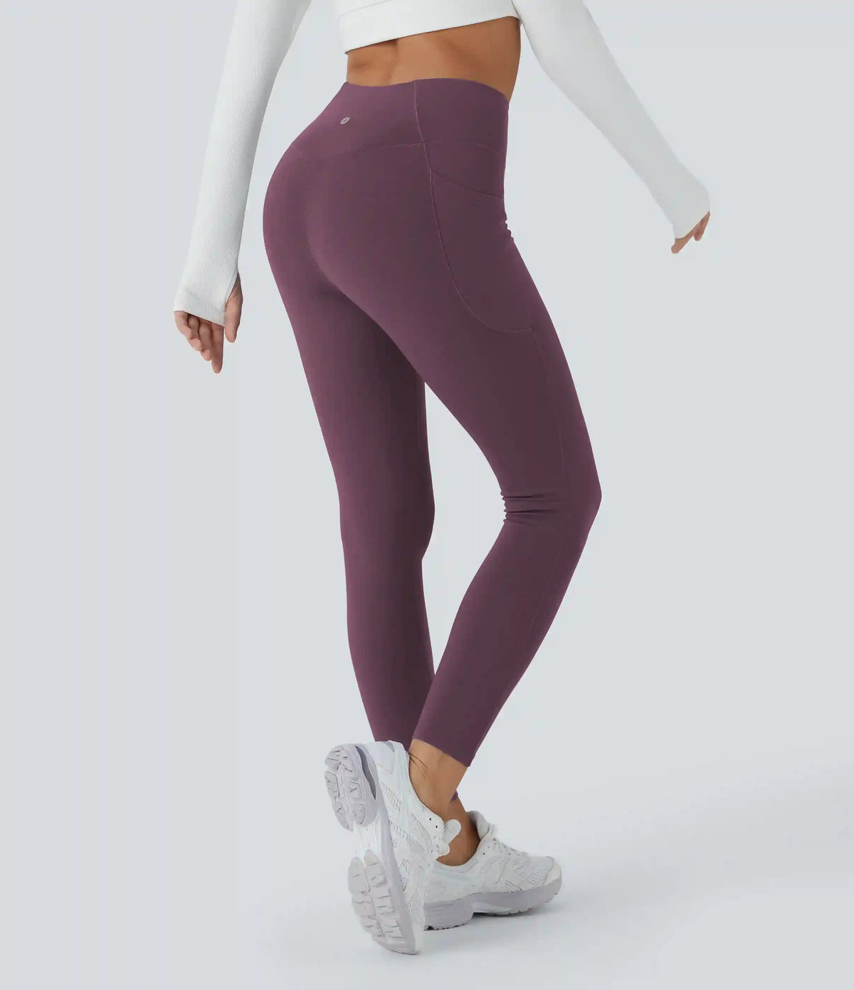 SoftlyZero™ Plush Thermal High Waisted Pocket Skinny 7/8 Yoga Leggings