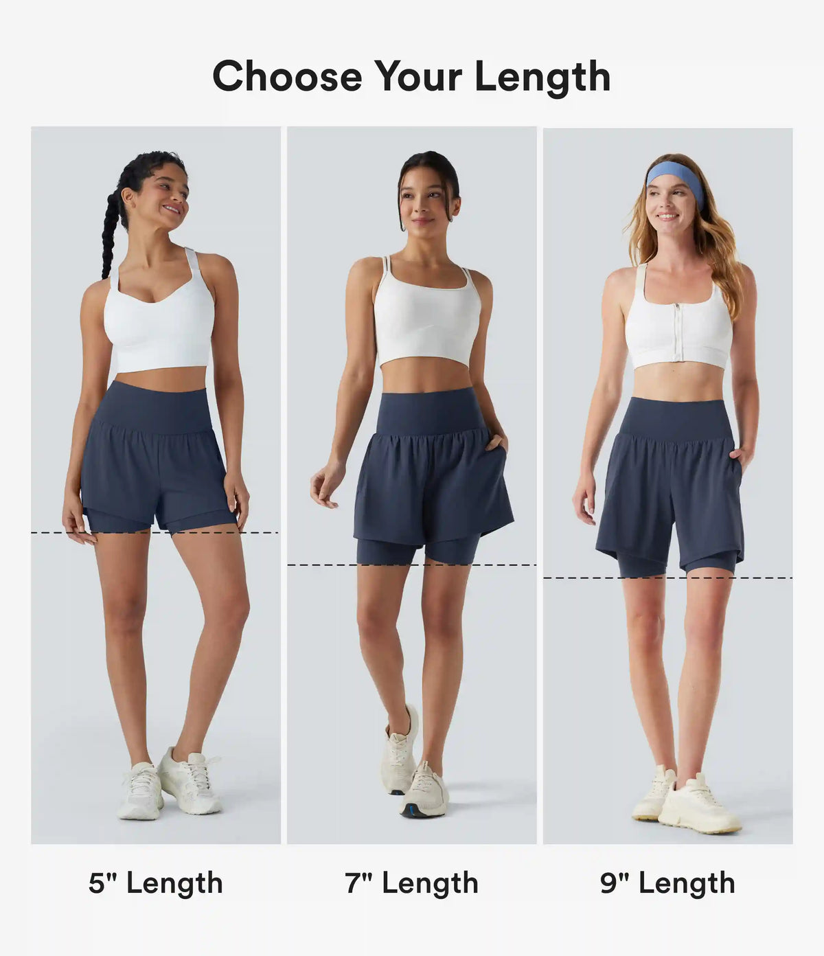 SoftlyZero™ Airy Super High Waisted 2-in-1 InstantCool Yoga Shorts 5'' with Pockets