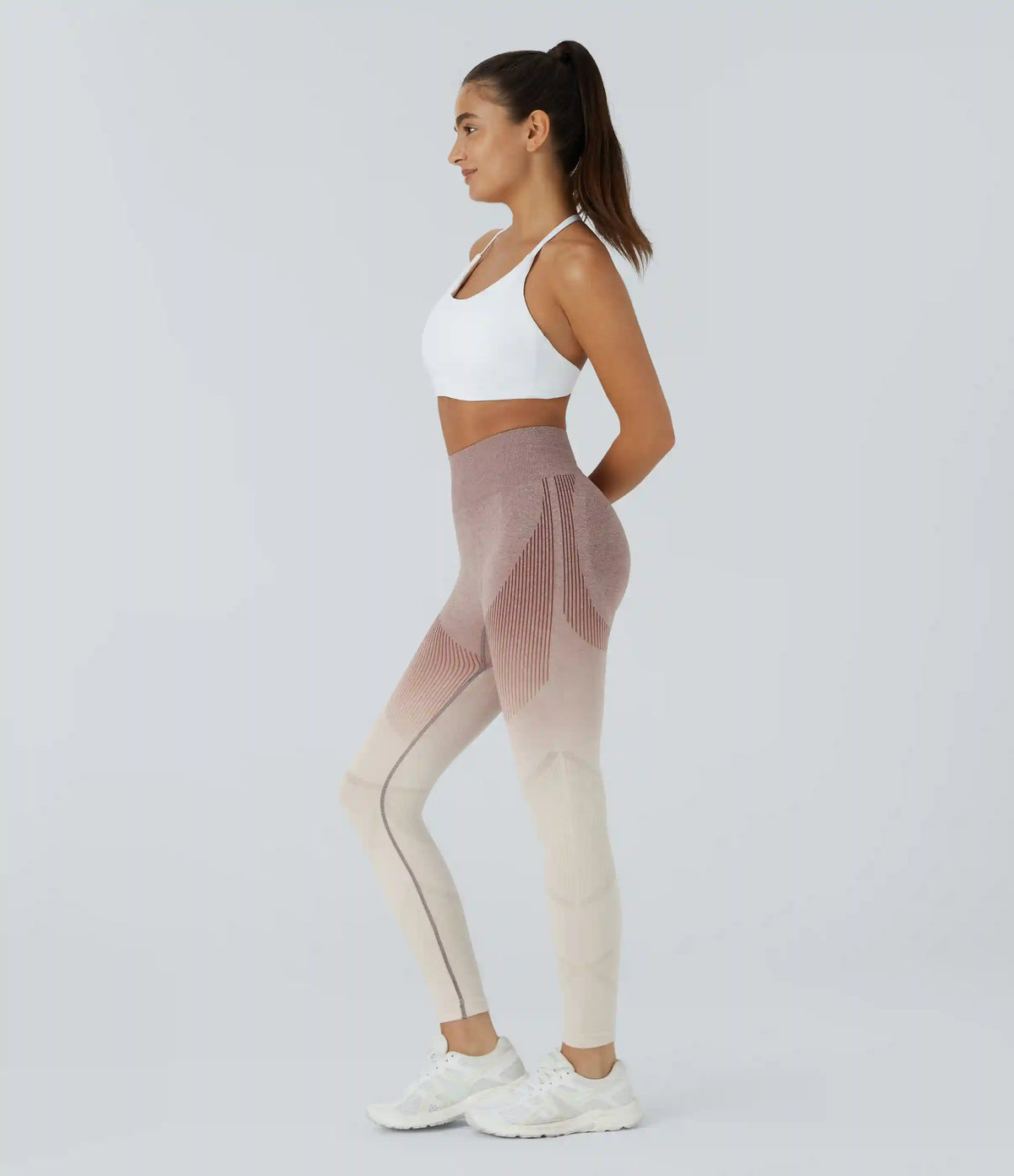 OneForm Seamless Flow High Waisted Gradient Running Leggings