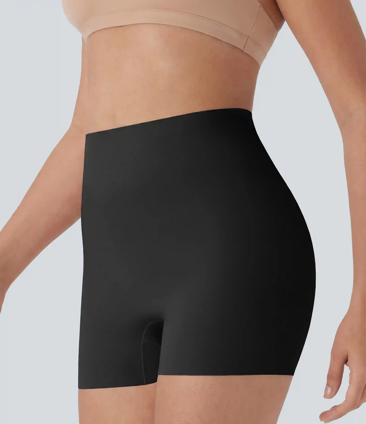 Plus Size High Stretch High Waisted Lounge Smooth Boy Shorts