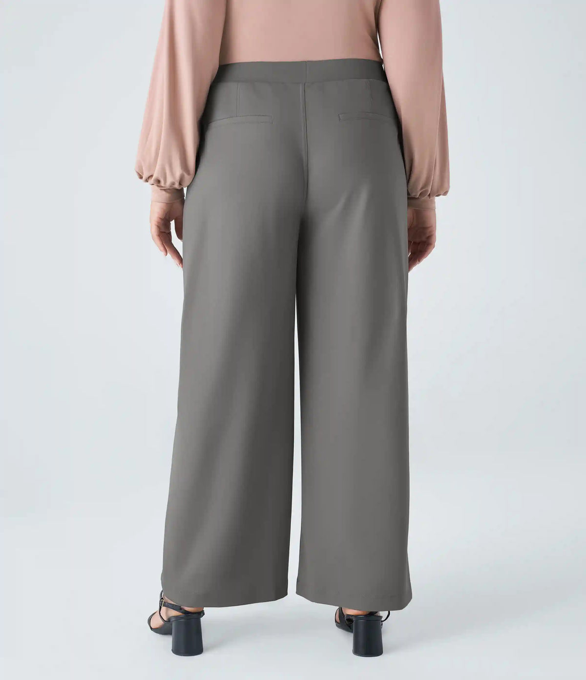 Halara Flex™ DayStretch High Waisted Pocket Straight Leg Work Plus Size Pants
