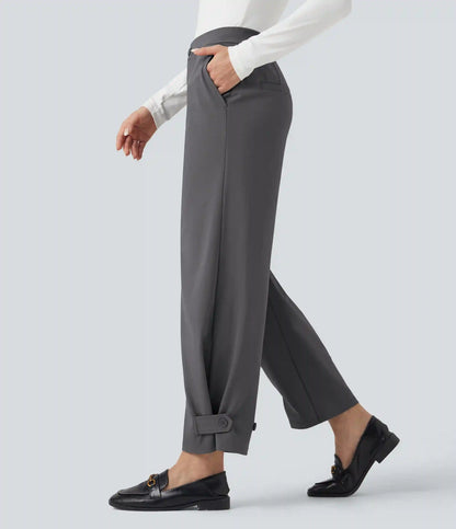 Halara Flex™ DayStretch Mid Rise Adjustable Pant Width Work Tapered Pants with Pockets