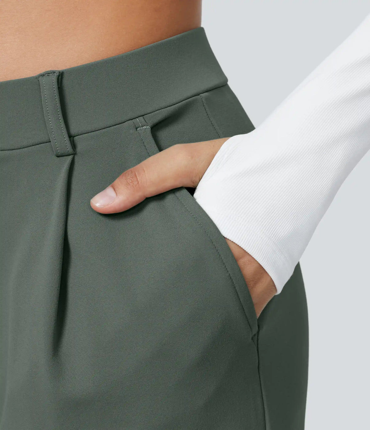 Halara Flex™ DayStretch High Waisted Pocket Straight Leg Work Pants