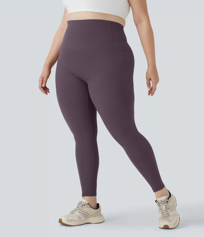 Plus Size Halara UltraSculpt™ High Waisted Butt Lifting Tummy Control Shaping Training Leggings with Pockets
