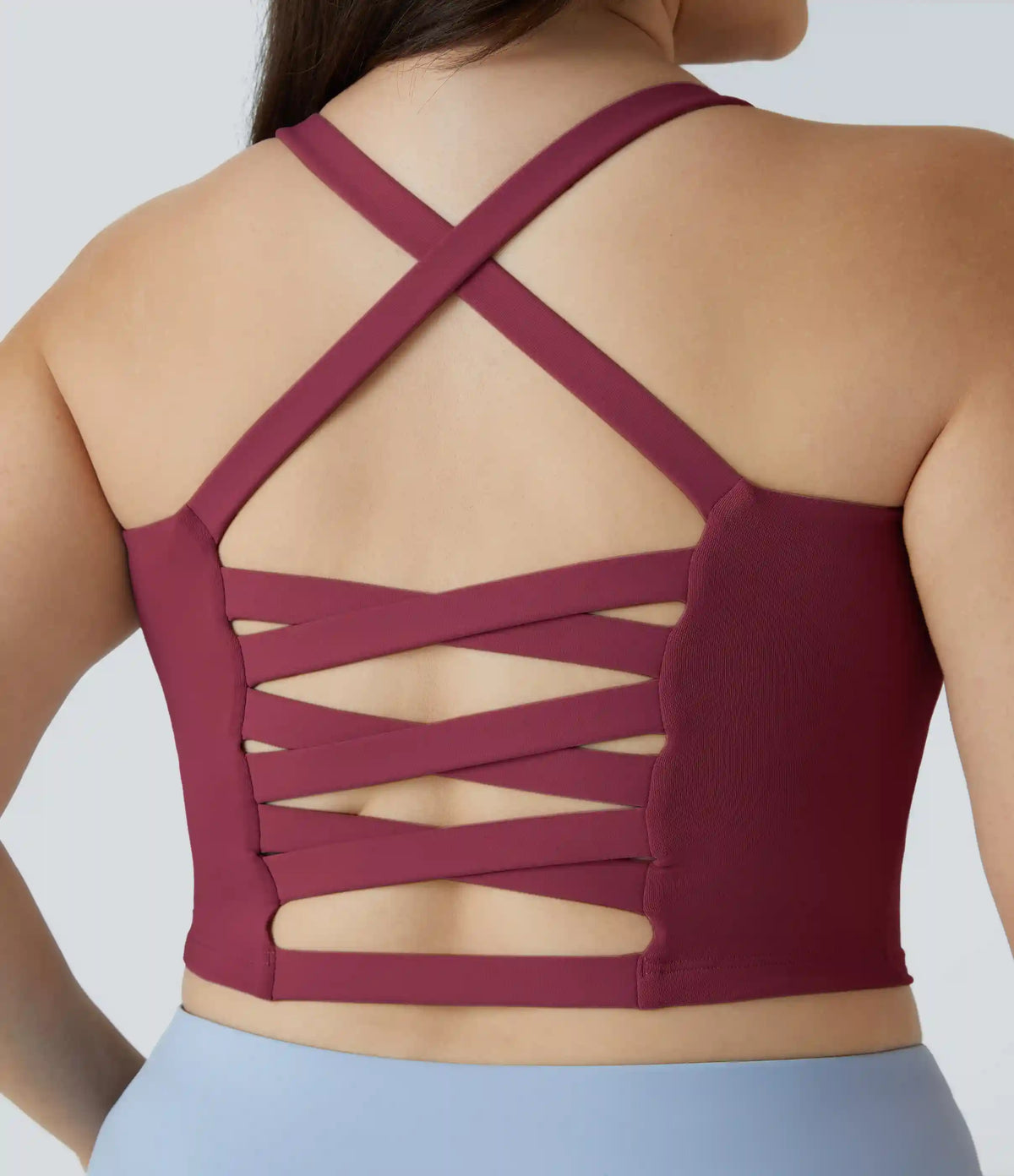 Cropped Yoga Plus Size Tank Top