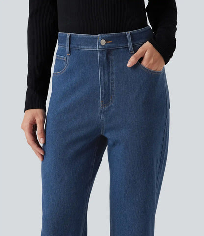 Halara Flex™ High Waisted Flare Casual Jeans with Pockets