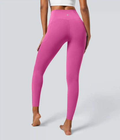 SoftlyZero™ Crossover Pocket Plain Leggings