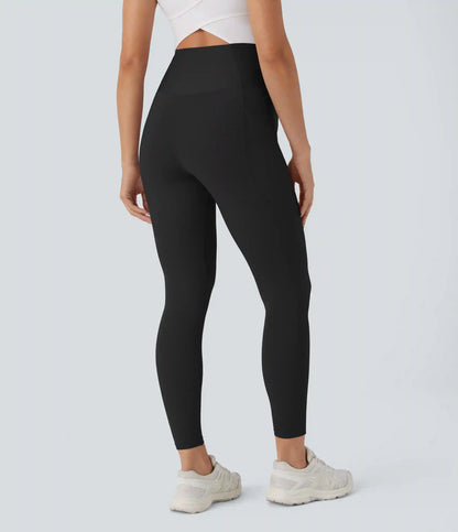 SoftlyZero™ Super High Waisted Crossover Pocket 7/8 Yoga Maternity Leggings