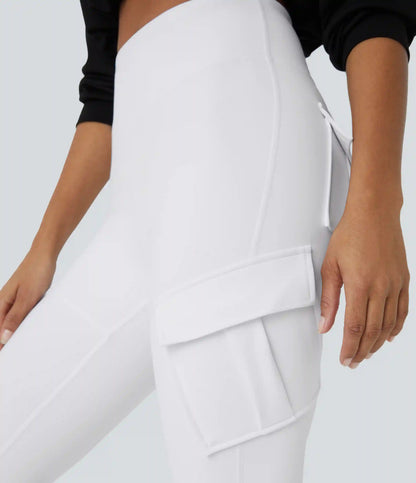 DayStretch High Waisted Cargo Pocket Skinny Yoga Leggings