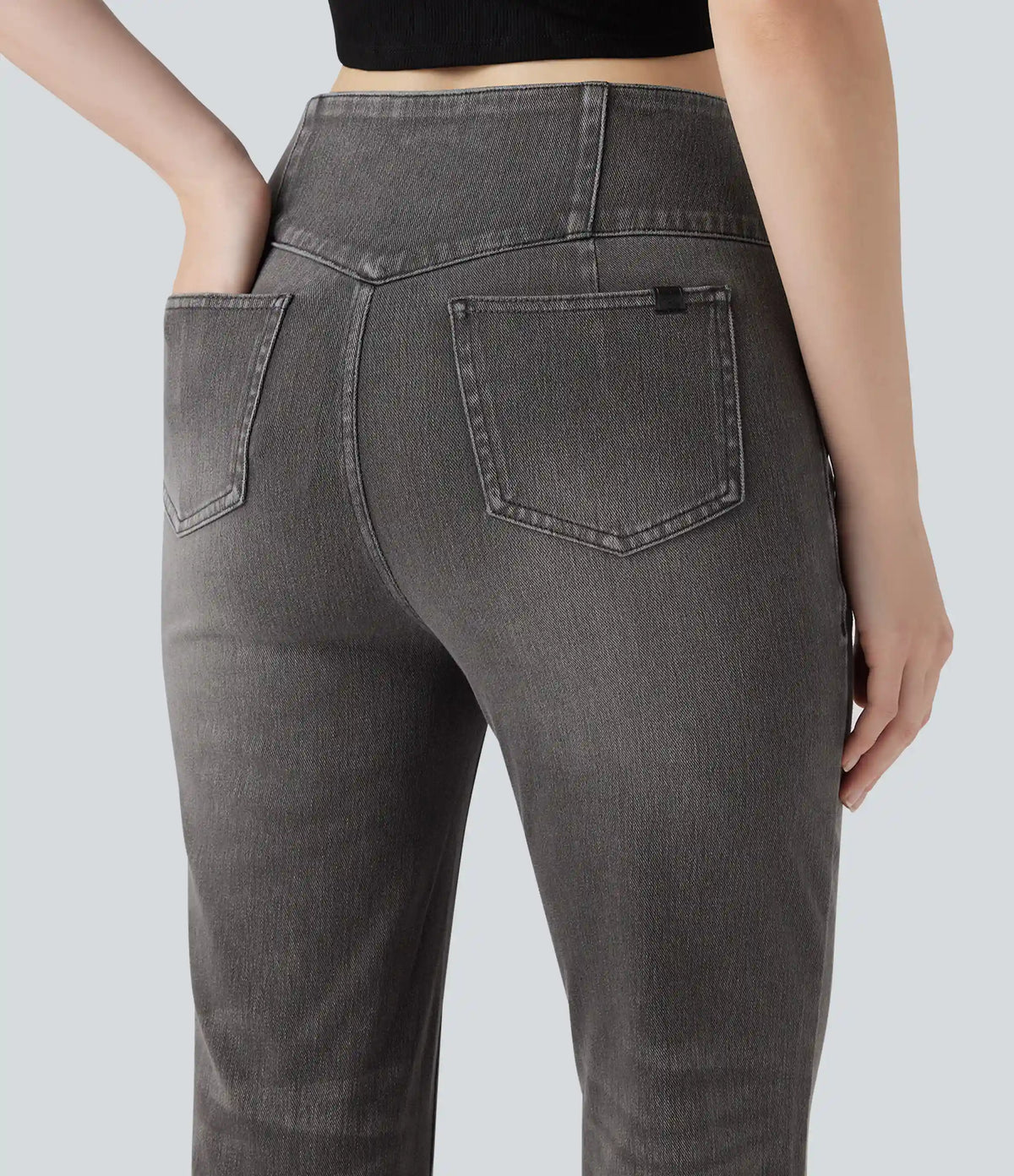 Halara Flex™ High Waisted Bootcut Casual Jeans with Pockets