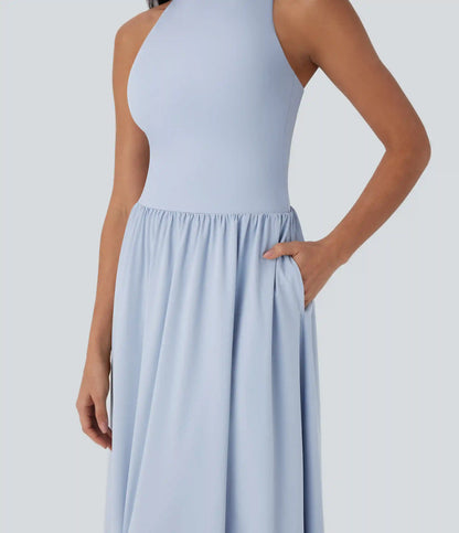 Breezeful™ Quick Dry Maxi Casual Dress with Pockets