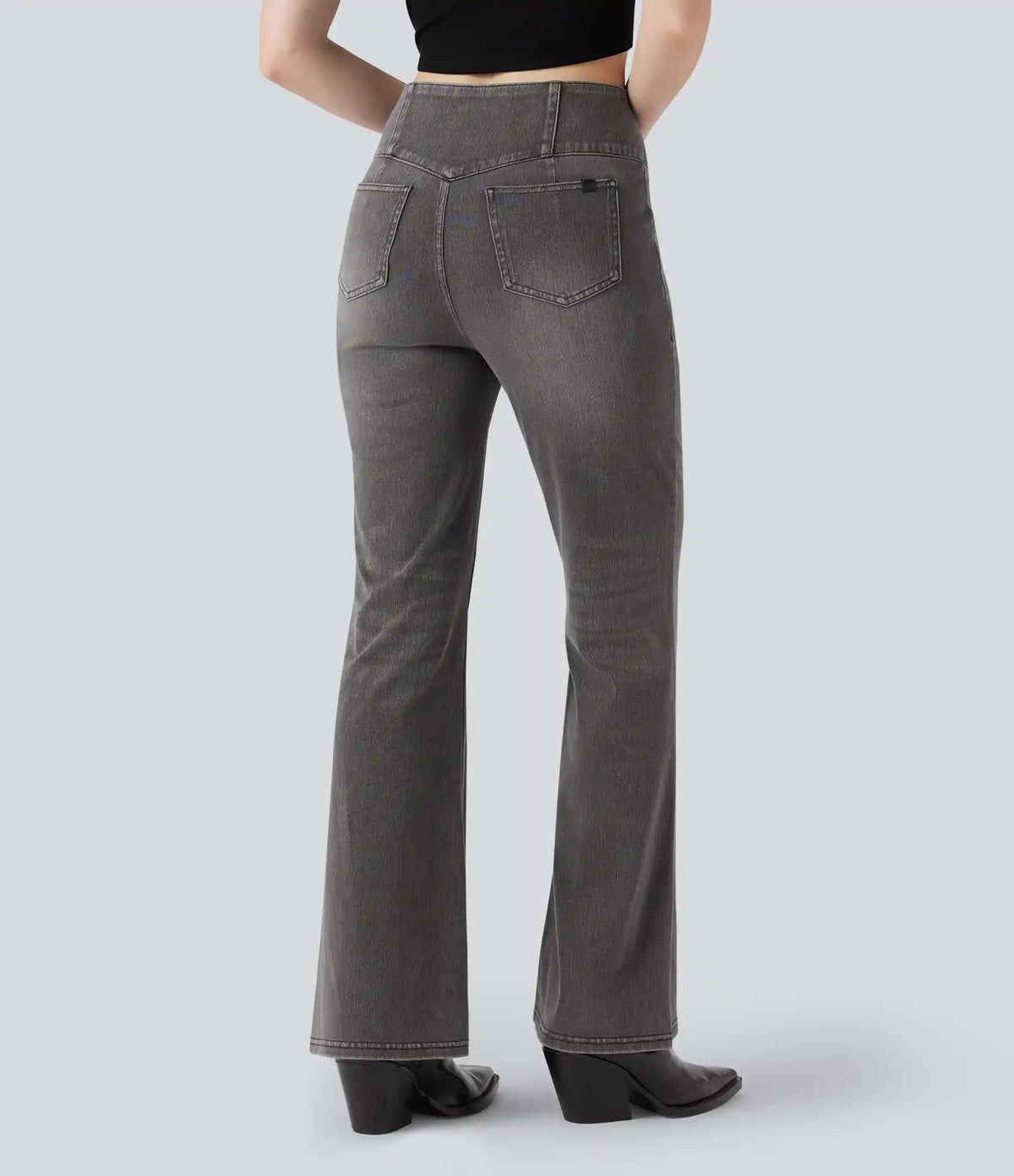 Halara Flex™ High Waisted Bootcut Casual Jeans with Pockets