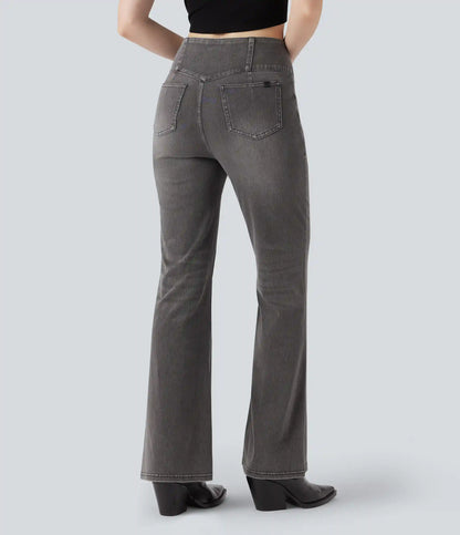 Halara Flex™ High Waisted Bootcut Casual Jeans with Pockets