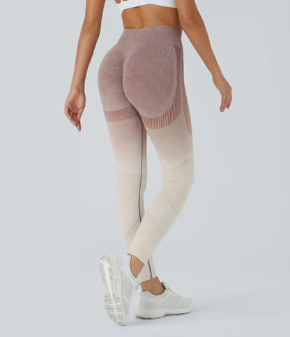 OneForm Seamless Flow High Waisted Gradient Running Leggings