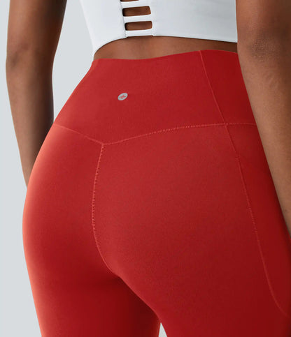 SoftlyZero™ Crossover Pocket Plain Leggings