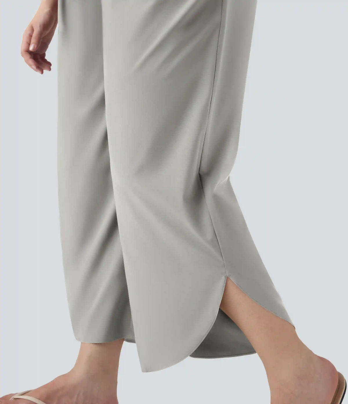 Plus Size Breezeful™ High Waisted Tummy Control Hem Quick Dry Pants with Pockets