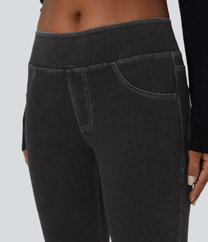 Halara Flex™ Low Rise Pockets Casual Bootcut Jeans