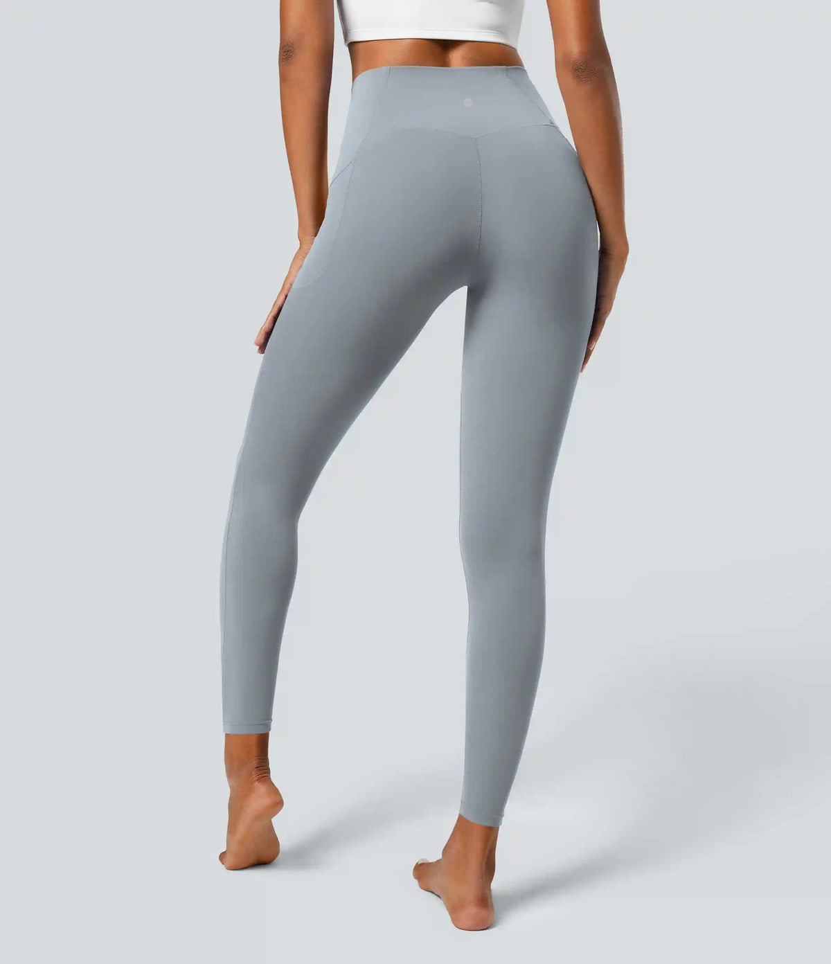 SoftlyZero™ Crossover Pocket Plain Leggings