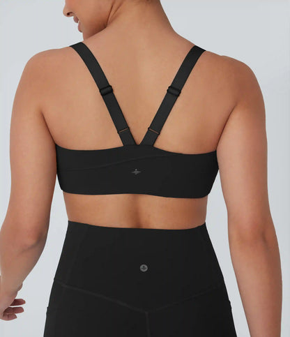 Halara UltraSculpt™ Medium Support U Neck Workout Sports Bra A-D Cups