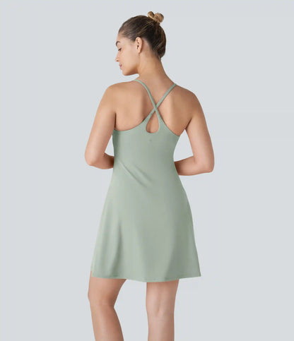 SoftlyZero™ Plush Backless Active Dress-Longer Length-Easy Peezy Edition
