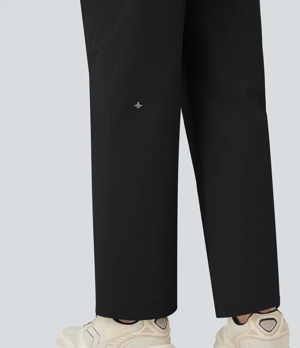 Durable Water Repellent Mid Rise Straight Leg Hiking Pants with Pockets