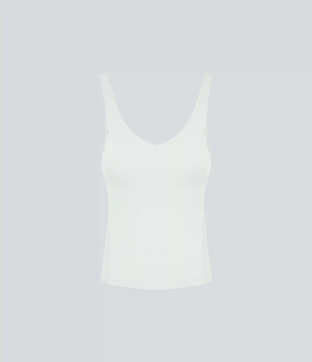 SoftlyZero™ Plush Padded V Neck Plain Tank Top