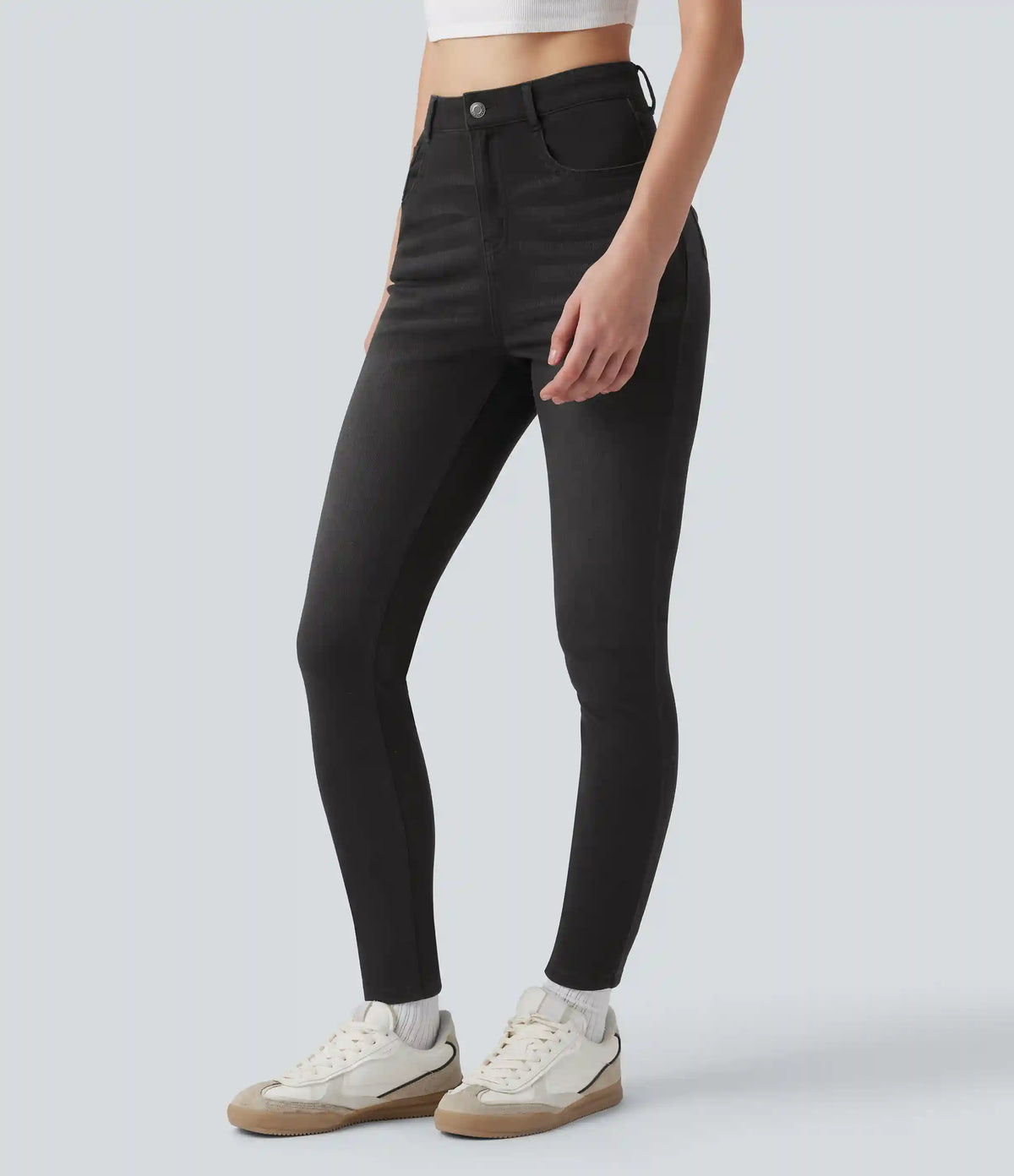 Halara Flex™ High Waisted Casual Skinny Jeans with Pockets