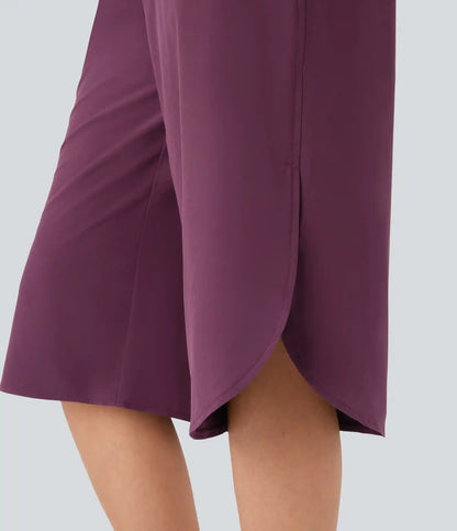 Breezeful™ High Waisted Tummy Control Quick Dry Casual Pants with Pockets