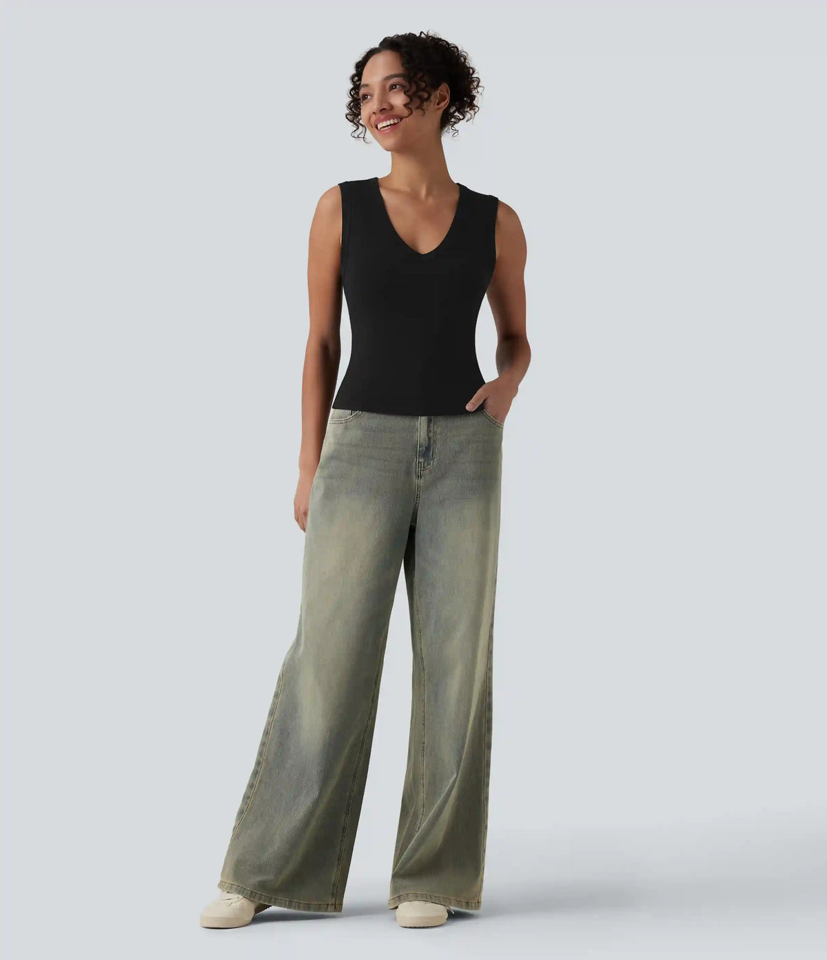 V-neck Casual Tank Top