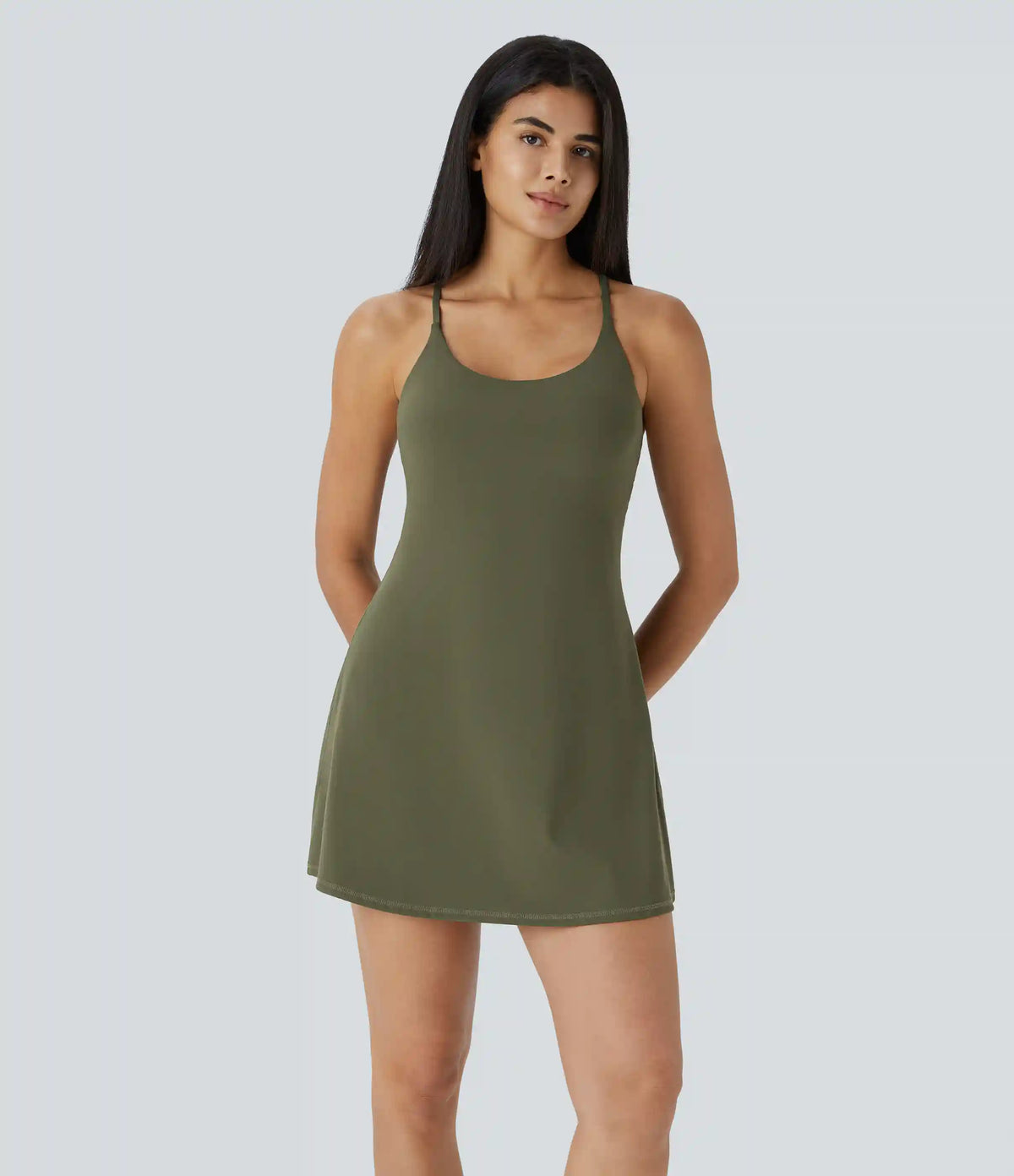 SoftlyZero™ Plush Backless Active Dress
