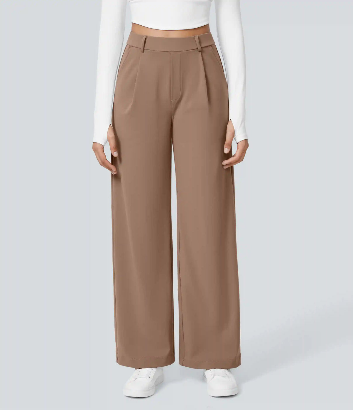 Halara Flex™ DayStretch High Waisted Pocket Straight Leg Work Pants