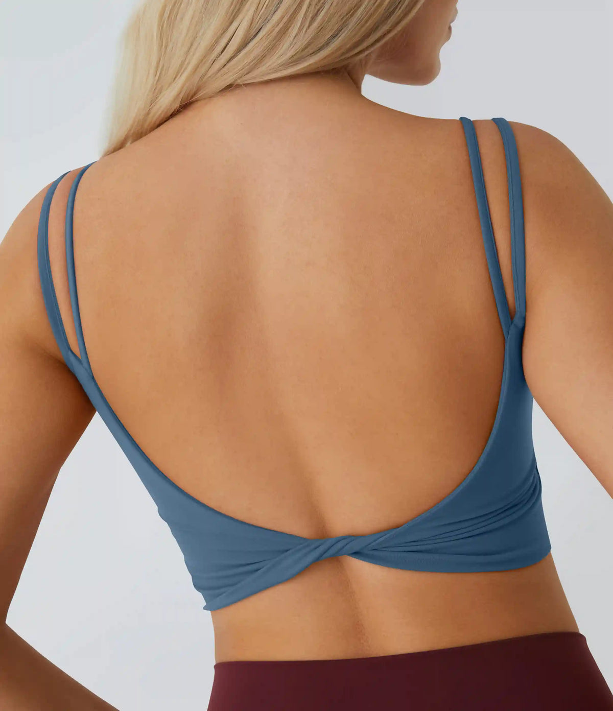 Double Straps Cropped Yoga Tank Top