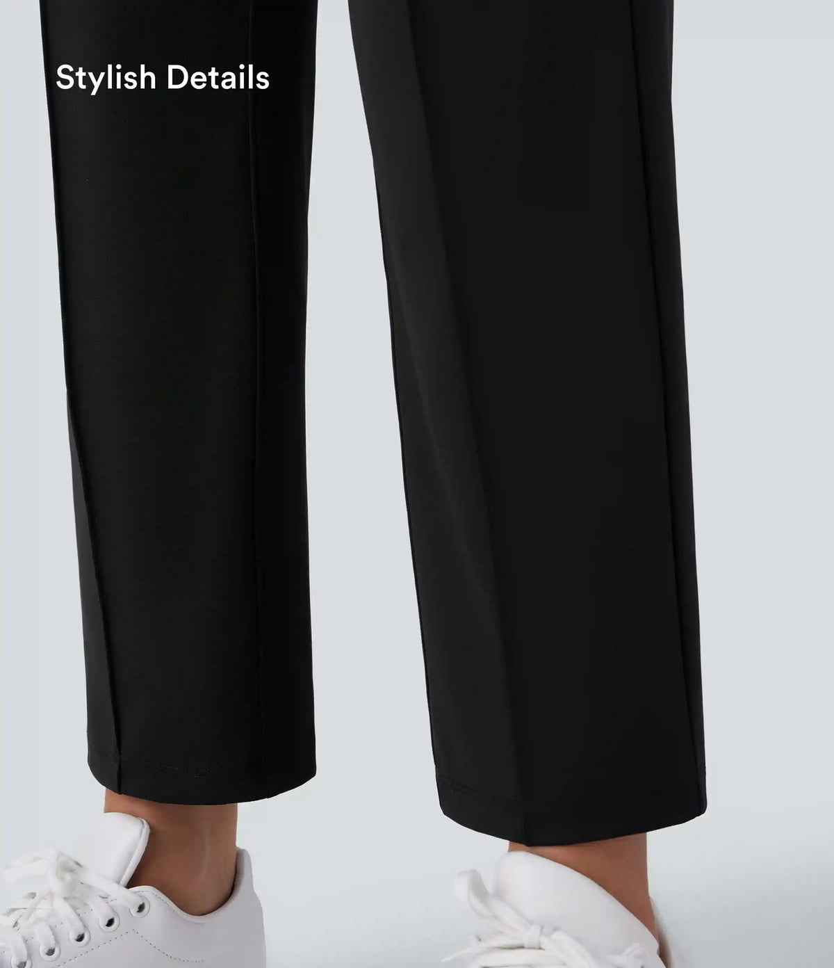 Mid High Waisted Pockets Quick Dry Golf Pants-Golf Tee-UPF40+