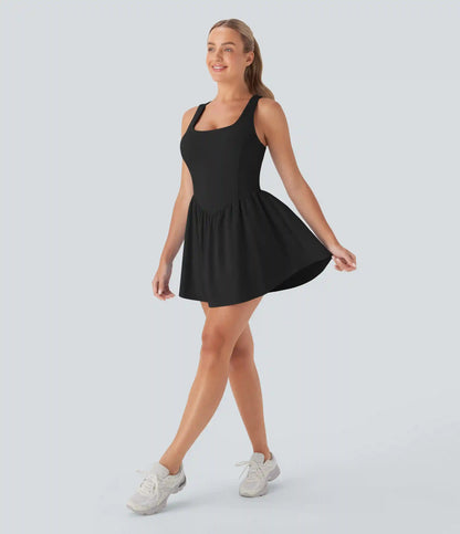 Breezeful™ Corset 2-in-1 Pocket Mini Quick Dry Flowy Pickleball Active Dress DD-F Cups