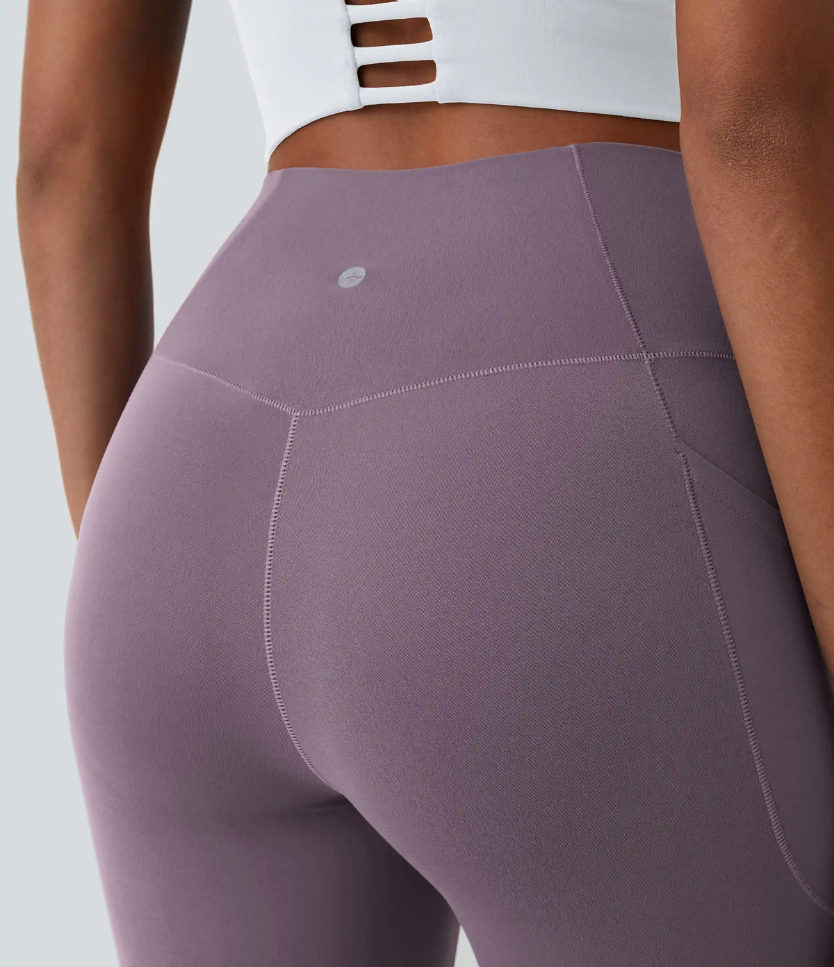 SoftlyZero™ Crossover Pocket Plain Leggings