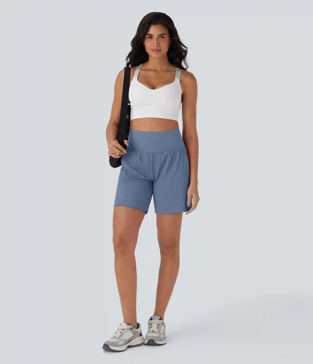 SoftlyZero™ Airy Super High Waisted 2-in-1 InstantCool Yoga Shorts 7" with Pockets