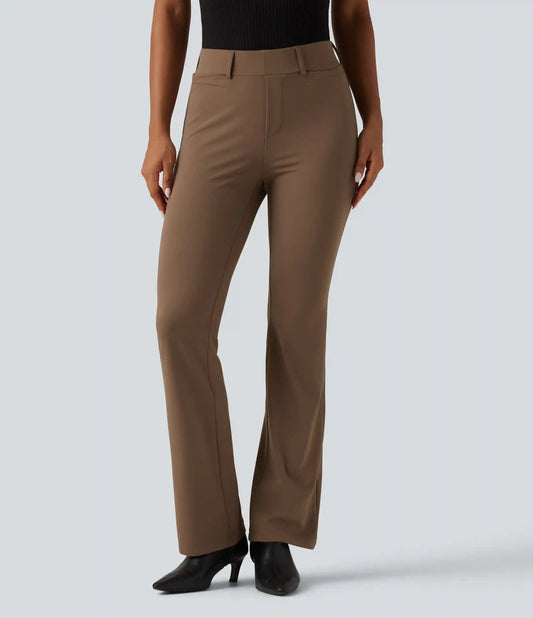 Halara Flex™ DayStretch Wrinkle Recovery Mid Rise Bootcut Work Pants with Pockets