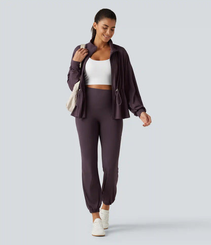 SoftlyZero™ High Neck Long Sleeve Yoga Jacket