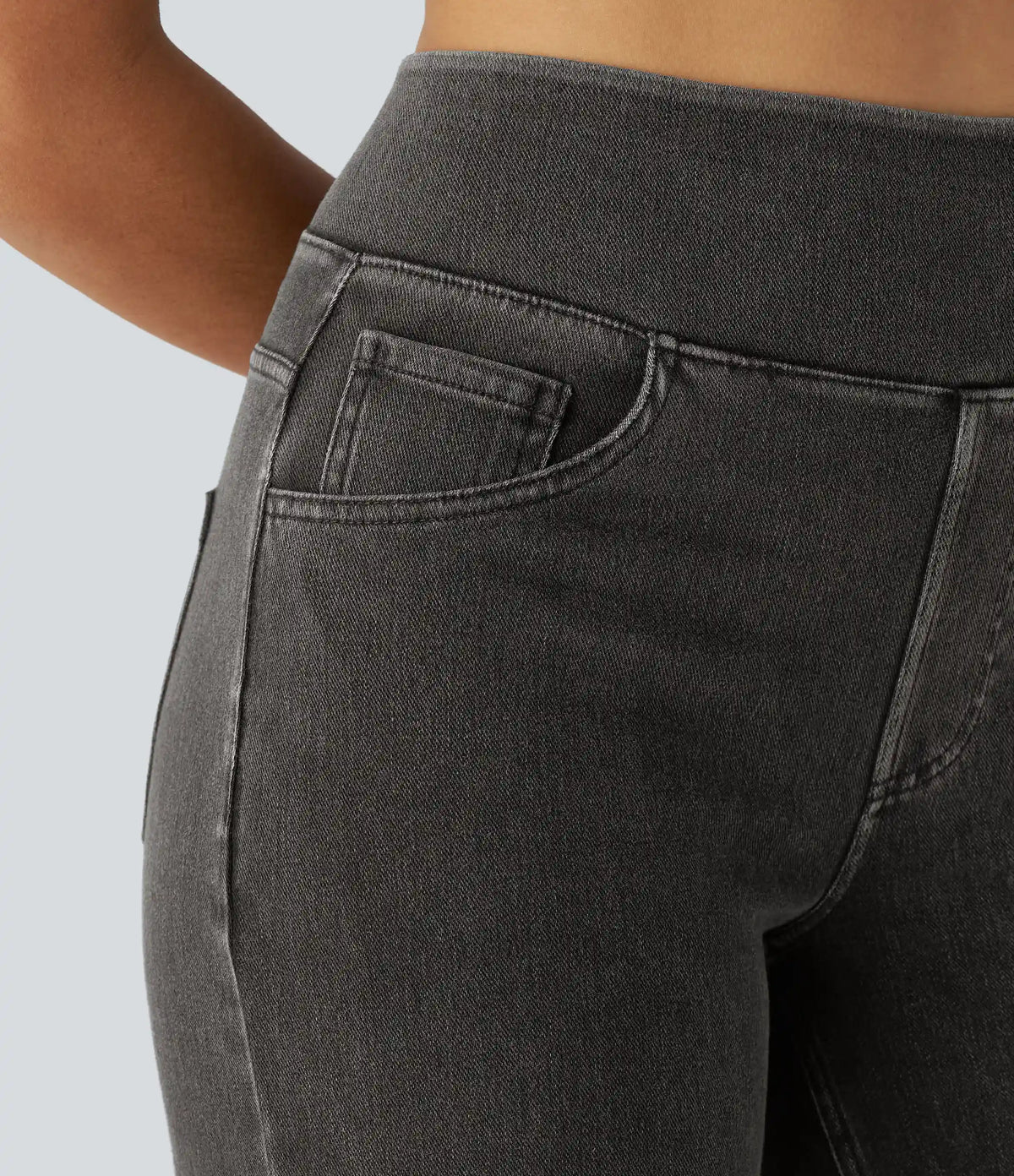 Halara Flex™ High Waisted Pockets Straight Leg Work Jeans