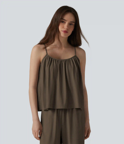 Draped Lounge Tank Top