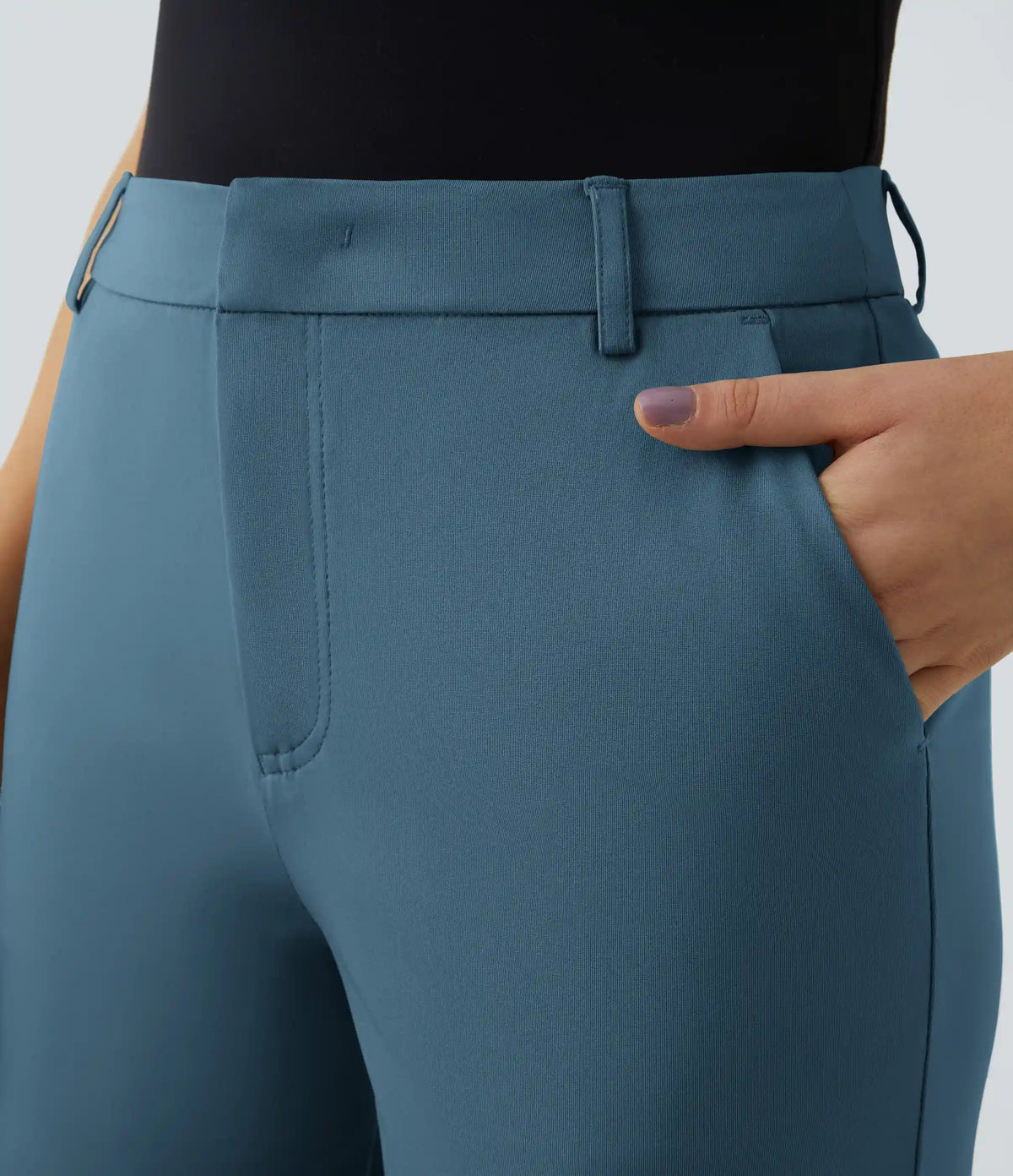 Halara Flex™ Mid Rise Pocket Straight Leg Work Pants