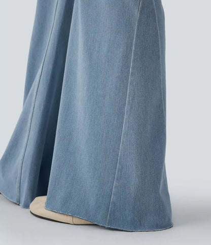 Halara Flex™ Mid Rise Casual Flare Jeans with Pockets
