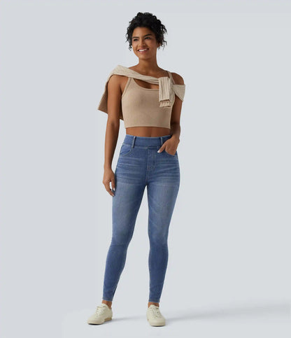 Halara Flex™ High Waisted Casual Denim Leggings with Pockets