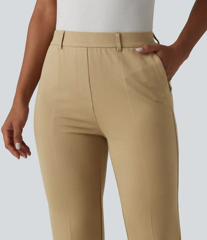 Halara Flex™ Mid Rise Work Bootcut Pants with Pockets