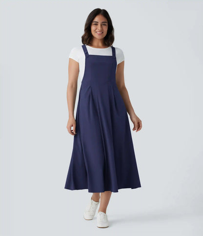 Breezeful™ Pockets Flowy Quick Dry Midi Casual Dress