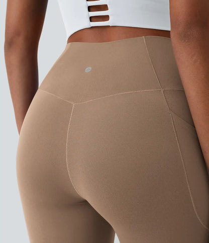 SoftlyZero™ Crossover Pocket Plain Leggings