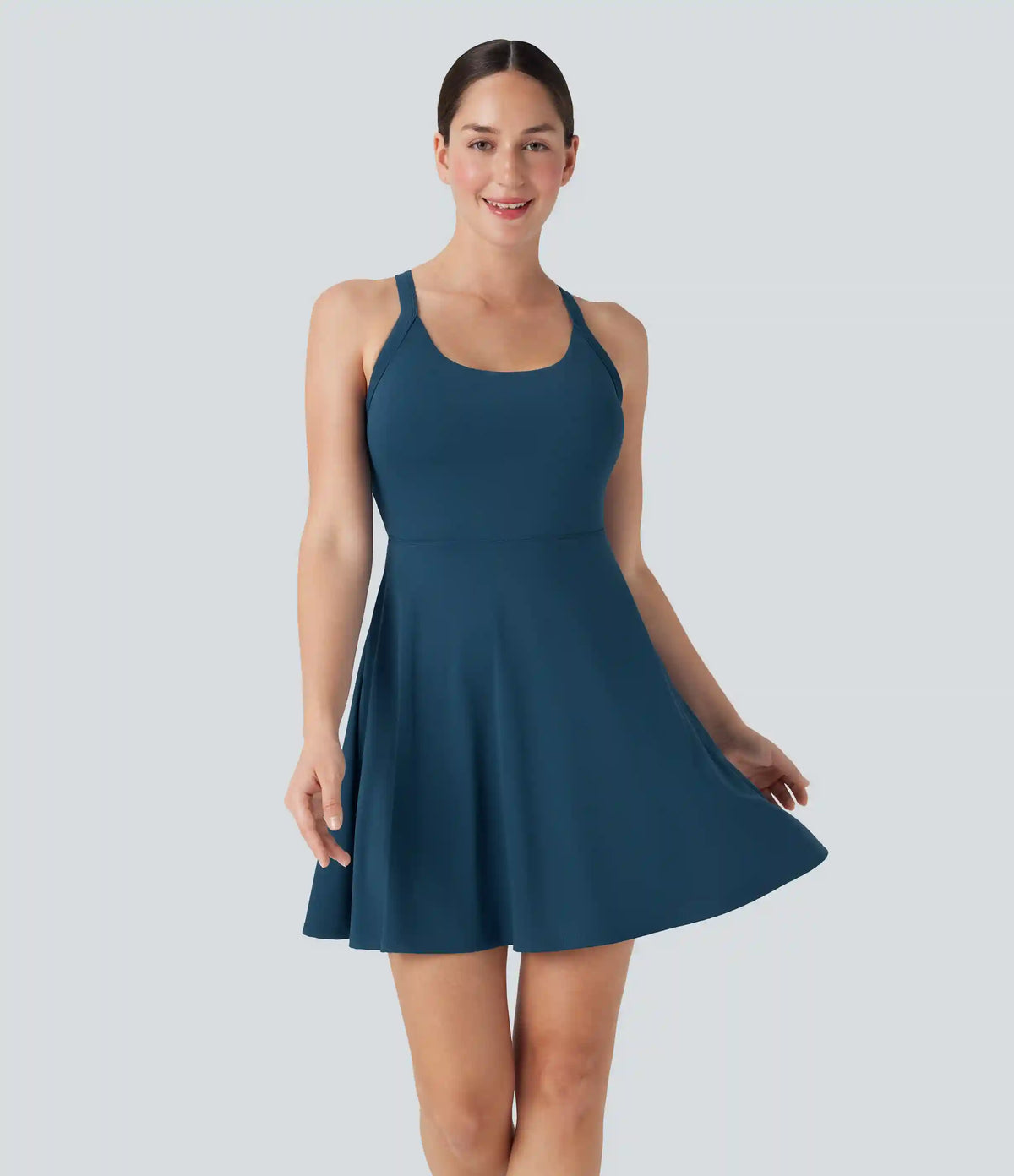 Flare Low Support Dance Active Dress-Longer Length-Easy Peezy Edition DD-F Cups