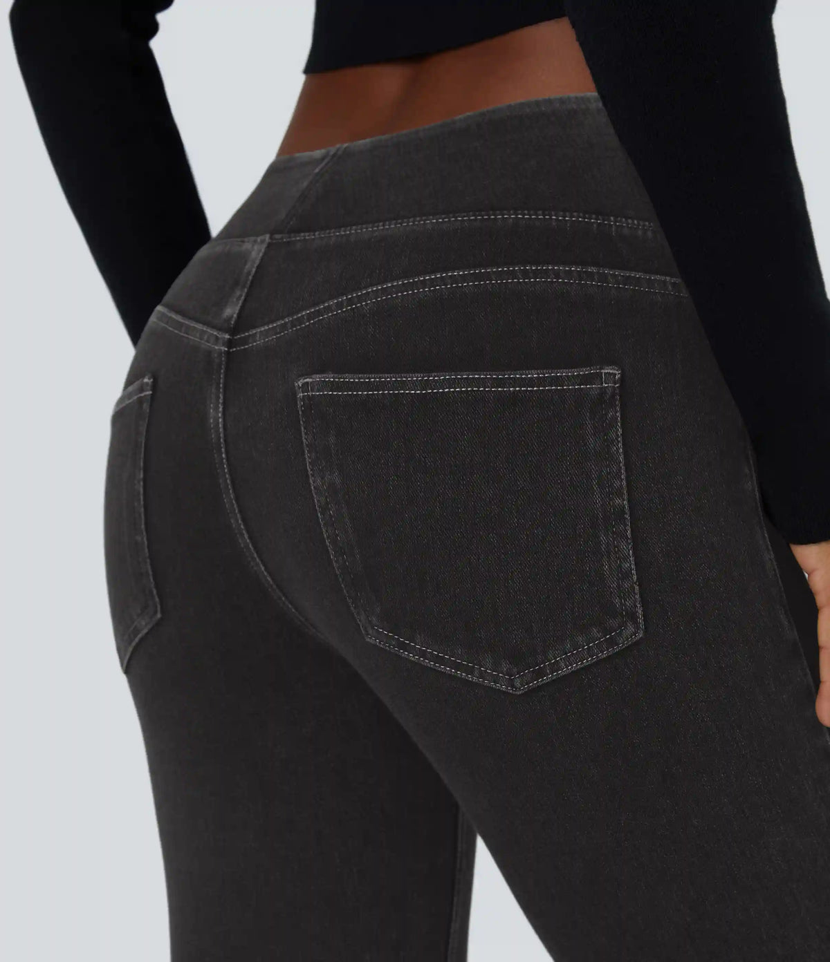 Halara Flex™ Low Rise Pockets Casual Bootcut Jeans