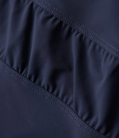 High Waisted Drawstring Ruched Tapered Quick Dry InstantCool Running Joggers with Pockets-UPF40+